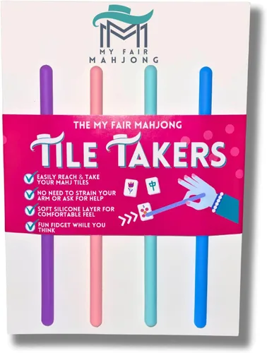 Vista 5 de Mahjong Tile Takers Divertido Fidget Ayuda a la concentración Regalo o premio único de Mahjongg Noche de juegos o torneo Novedad Mahj
