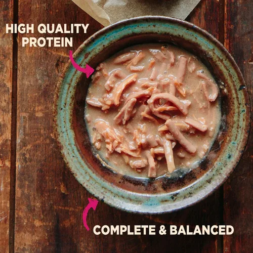 Vista 5 de Wellness CORE - Alimento seco natural sin cereales para perros, raza pequeña, bolsa de 12 libras + mini comidas cubiertas de comida húmeda