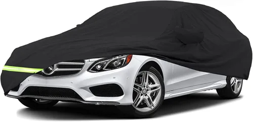 Vista 8 de YIXIN Funda impermeable de automóvil para Mercedes Benz Clase C C250 C300 C350 C400 C450 C63 AMG Sedan 190T 2008-2026, ajuste personalizado, correa