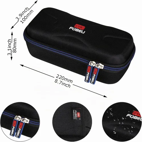 Vista 6 de FBLFOBELI Estuche rígido de transporte EVA para Dremel Lite 7760 N/10 4V Li-Ion herramienta rotativa inalámbrica velocidad variable multifunción kit