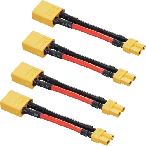 Vista 13 de Conector hembra 10AWG Ec5 a SAE, paquete de 2 cables SAE a EC5 de alimentación automotriz, adecuado para batería solar de coche, 5.9 in