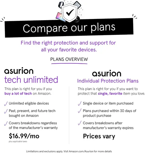 Vista 4 de ASURION Plan de protección de televisión de 2 años ($75 - $99.99)