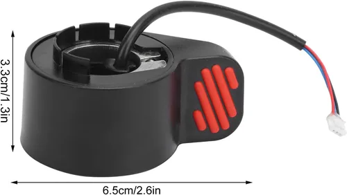 Vista 8 de VGEBY Acelerador de dedo para scooter, reemplazo eléctrico del acelerador de velocidad del pulgar del dedo para ES1/ES2/ES3/ES4 Hover 1 piezas