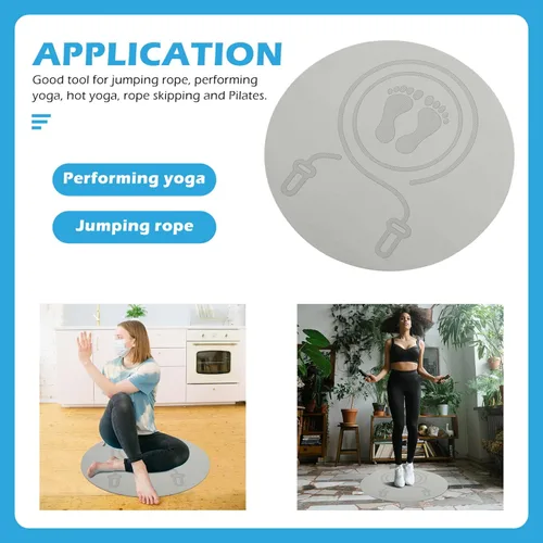 Vista 5 de Alfombrilla de salto portátil para el hogar, tapete de espuma para el piso, tapete de entrenamiento para el hogar, gimnasio, tapete de entrenamiento