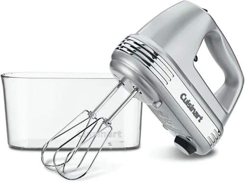 Vista 4 de Cuisinart HM-90BCS Power Advantage Plus Mezclador de mano de 9 velocidades con estuche de almacenamiento, cromo cepillado y abrelatas eléctrico
