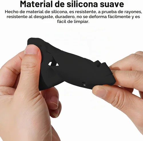 Vista 6 de Funda de silicona Pocket 3: Funda protectora Protector de lente compatible con cámara Vlogging DJI Osmo Pocket 3 Creator Combo Accesorios (negro)