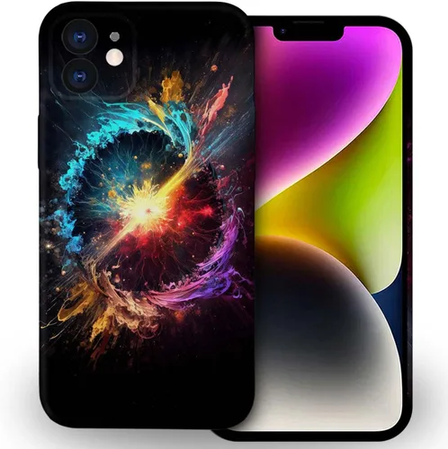 Vista 44 de ZHEGAILIAN Funda compatible con iPhone 11 Pro, funda de planeta astronauta para iPhone 11 Pro, funda suave de TPU con proceso de impresión 3D
