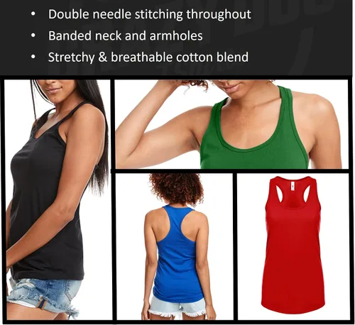 Vista 7 de Camiseta sin mangas para mujer con diseño de plantas locas