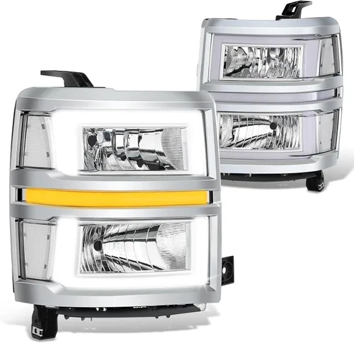 Vista 15 de DNA MOTORING HL-HPL-CSIL14-BK-AM Conjunto de faros delanteros, lado del conductor y del pasajero HPL-BKAM