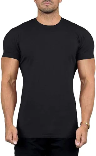 Vista 25 de SOCKS'NBULK Camisetas de manga corta con cuello redondo de algodón para Paquete de 12 variados.