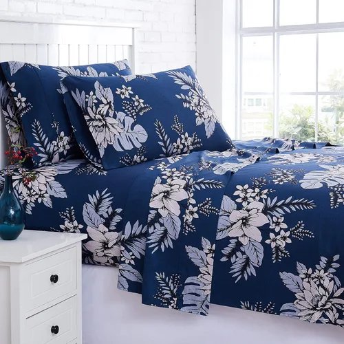 Vista 11 de Southshore Fine Living, Inc., Sábanas de Algodón 100% con Bolsillo Profundo, Sábanas de Algodón Satén de 300 Hilos Juego de Cama Tamaño Full, Sábana