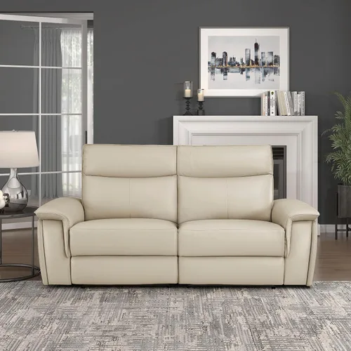 Vista 23 de Lexicon Raelynn Power - Sofá reclinable doble, color marrón oscuro