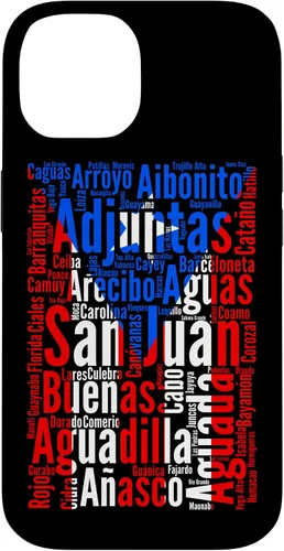 Vista 4 de Funda para iPhone 17, diseño de ciudades puertorriqueñas, bandera de Puerto Rico, Boricua