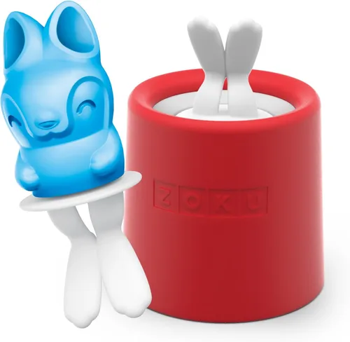 Vista 3 de Zoku Molde individual de paletas de personajes, juego de 2, multicolor/fantasía (Lucky the Bunny)