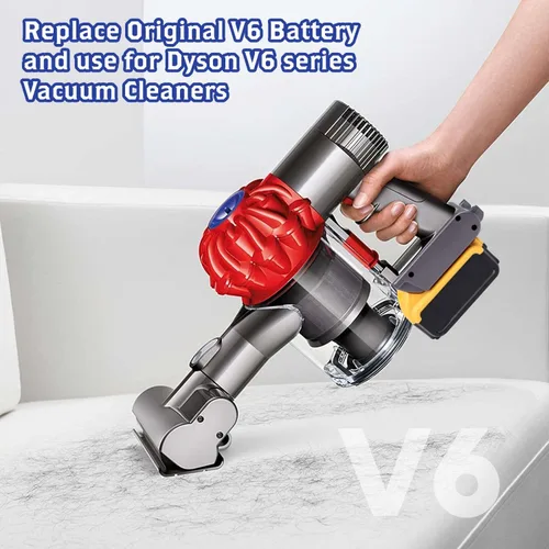 Vista 7 de Adaptador DW20V6 - Compatible con aspiradoras Dyson serie V6 y para batería de litio DeWalt 20V