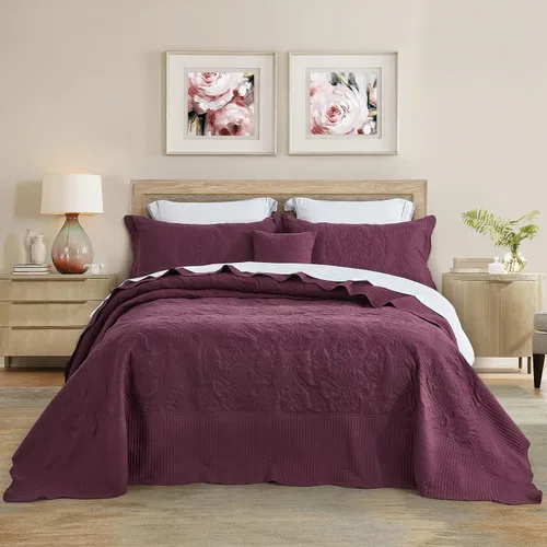 Vista 36 de CHIXIN - Juego de colcha tamaño King/Cal King extragrande, diseño de Navidad, microfibra ligera y suave, 4 piezas
