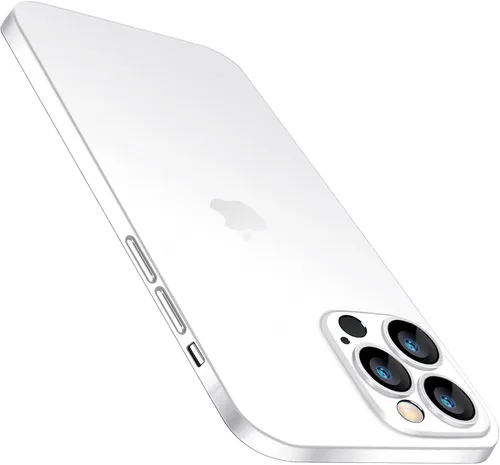 Vista 16 de Funda delgada compatible con iPhone 12, con acabado mate fino como papel, antihuellas dactilares y no se pone amarillenta, funda ultra protectora