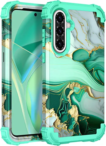 Vista 78 de Hocase Funda para Galaxy A37 5G, protección resistente a prueba de golpes, parachoques de goma de silicona suave+funda protectora híbrida