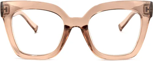 Vista 27 de Zeelool Gafas de luz azul para mujer de moda de tira cuadrada de moda gafas de computadora gafas antifatiga ocular Malcolm JGA000269-22B