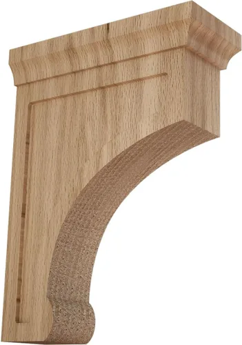 Vista 28 de Ekena Millwork Gomez - Soporte de madera, BKTW02X04X06GORW Madera de caucho.
