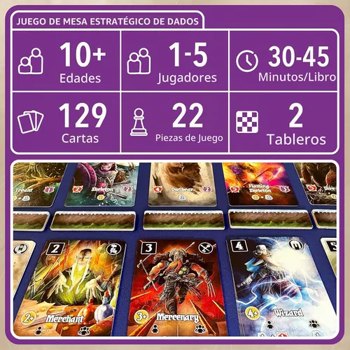 Vista 7 de Juego de mesa de Valeria Card Kingdoms Darksworn: Juego de aventura cooperativa de saga - Daily Magic