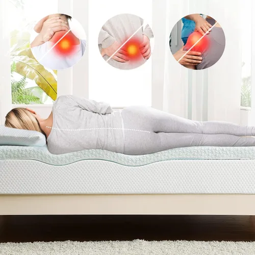 Vista 6 de [Usado] IDEALHOUSE Cubrecolchón tamaño King 2024 de espuma viscoelástica de 3 pulgadas, protector de colchón con funda de bambú con cremallera