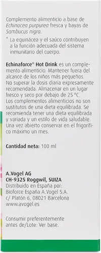 Vista 4 de A.Vogel Bebida caliente Echinaforce 3.4 fl oz por A Vogel