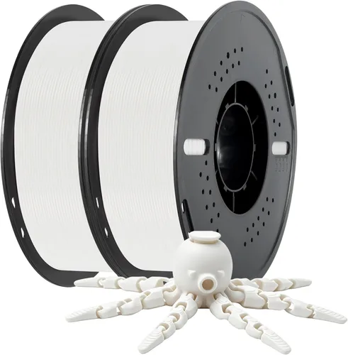 Vista 11 de Kingroon PLA - Filamento para impresora 3D, 10 carretes, precisión dimensional de +/- 0.02 mm, carrete de 10 kg (22 libras), 1.75 mm, 5 negro + 5