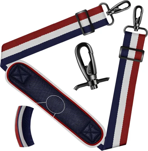 Vista 151 de ZINZ Correa de hombro universal de 59 pulgadas con almohadilla transpirable fija ultra gruesa, correa de hombro ajustable y resistente para bolsa