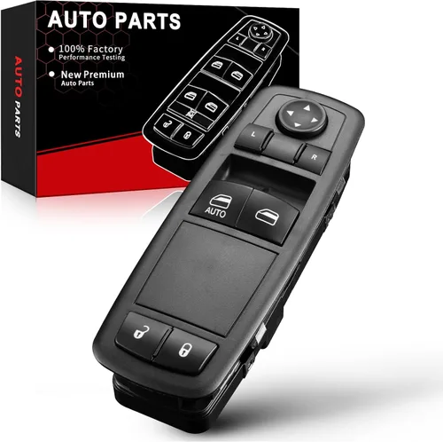 Vista 19 de Interruptor de ventana principal para Lincoln Town Car 2003 2004 2005 2006 2007 2008 Interruptor de control lateral del conductor OE# 5W1Z14529BA