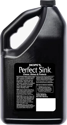 Vista 2 de HOPE'S Limpiador y Pulidor Perfecto para Fregaderos, Restaurador, Repelente al Agua, Elimina Manchas, Ideal para Acero Inoxidable Cepillado, Hierro