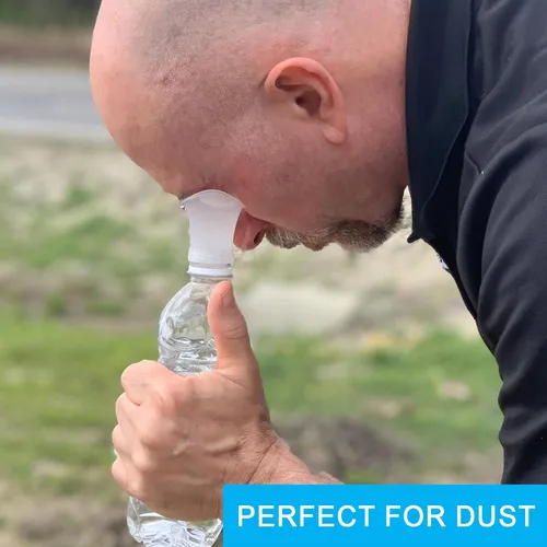 Vista 7 de WASH+OUT Taza de lavado de ojos – Dispositivo portátil para lavado de ojos – Taza de lavado de ojos de emergencia que se atornilla a la mayoría