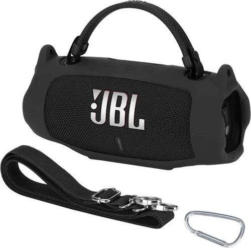 Vista 22 de Estuche de almacenamiento compatible con JBL Charge 6 Altavoz portátil impermeable a prueba de caídas (negro)