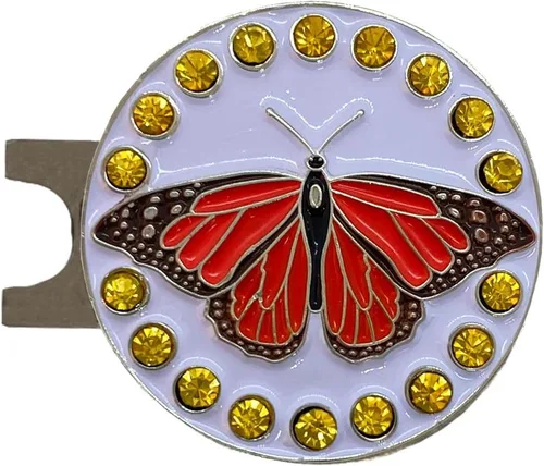 Vista 4 de Giggle Golf Spring Golf Ball Marker with Magnetic Hat Clip