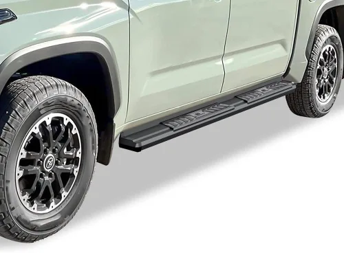 Vista 4 de APS Estribos Nerf estilo OE negro compatibles con Toyota Tundra 2022-2024 CrewMax