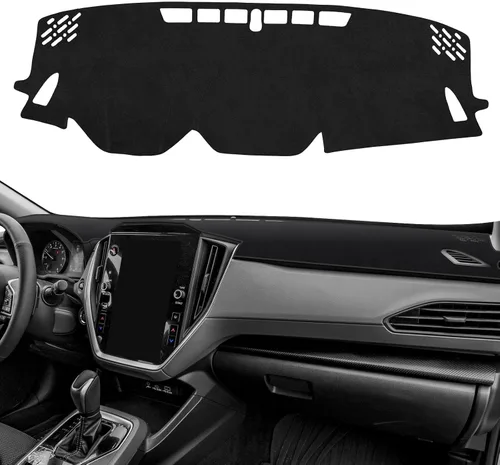 Vista 74 de CARTIST Cubierta negra para salpicadero para Toyota Solara 2004-2008, antideslizante, antirreflejo, protección UV, tapete interior de primera calidad