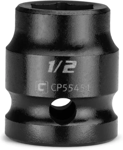 Vista 18 de Capri Tools Dado de impacto corto de 1 pulgada, transmisión de 1/2 pulgada, 6 puntos, SAE