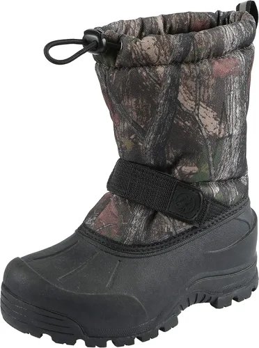 Vista 24 de Northside Frosty Botas de nieve de invierno aisladas con parte superior de nailon resistente al agua, forro de secado rápido, plantilla de EVA Baya