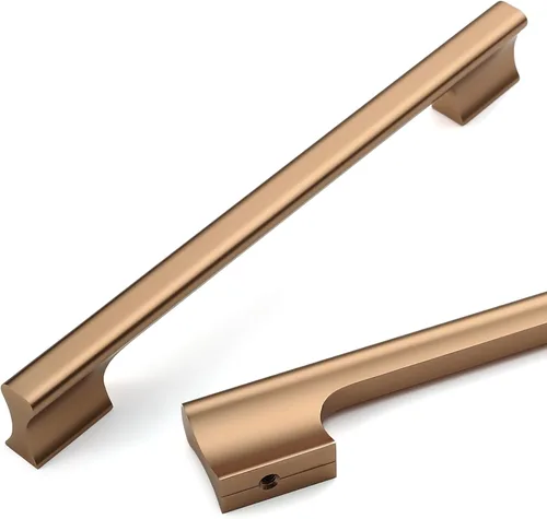Vista 20 de Asidrama - Paquete de 10 manijas de gabinete de cocina color oro cepillado de 3 pulgadas (76mm), accesorios dorados para gabinetes de cocina