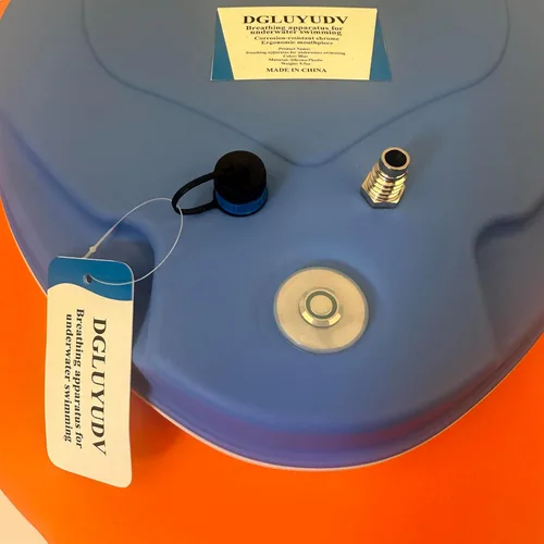 Vista 8 de Ventilador de buceo, tanque de buceo recargable de 5,5 horas, compresor de aire impermeable con manguera de 39 pies y regulador de respiración
