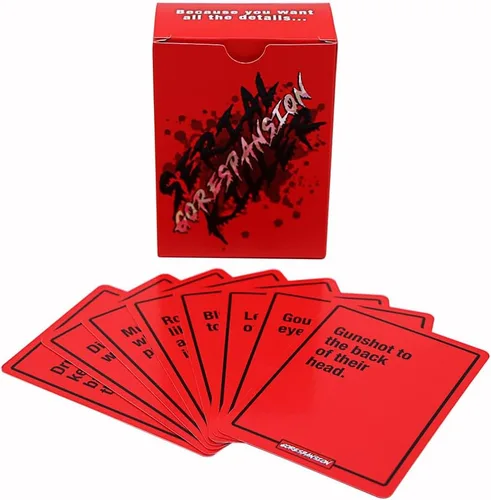 Vista 5 de SERIAL KILLER - GORESPANSION -Juego de cartas hilarantemente oscuro para adultos con pensamientos asesinos a veces - Paquete de expansión - Misterio