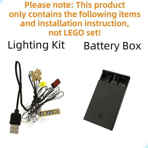 Vista 3 de GEAMENT Kit de luz LED compatible con Lego Motorized Lighthouse - Juego de iluminación para ideas 21335 modelo de construcción