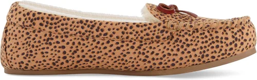 Vista 4 de CUSHIONAIRE - Pantufla tipo mocasín Sabina, para mujer, con espuma viscoelástica