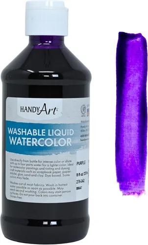 Vista 29 de Handy Art Acuarela líquida lavable de 8 onzas, azul