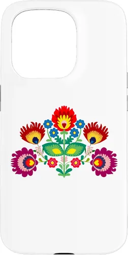 Vista 14 de iPhone 16 Polish Traditional Folk Pattern, Eastern Folklore Case