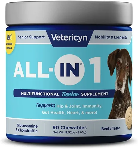 Vista 2 de Vetericyn Suplemento multifuncional para perros mayores todo en 1 con glucosamina y spray para puntos calientes Vetericyn Plus