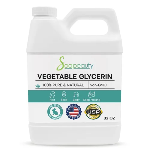 Vista 10 de Soapeauty Glicerina vegetal de grado USP Glicerina pura sin OMG para el cuidado de la piel, cuidado del cabello, fabricación de jabón