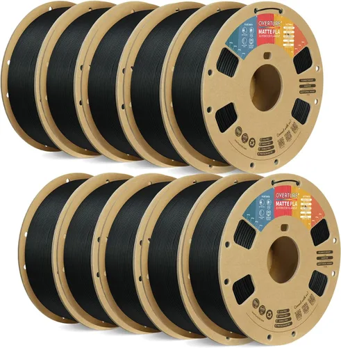 Vista 54 de OVERTURE Matte PLA Filament 1.75mm 1kg for FDM 3D Printer (Baby Pink)