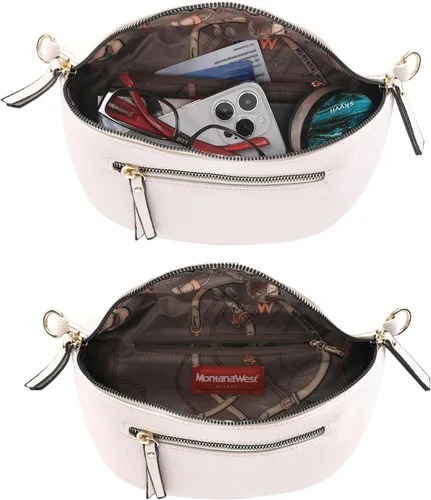Vista 5 de Bolsos tipo bandolera Montana West para mujer Bolso de cintura con bandolera ajustable