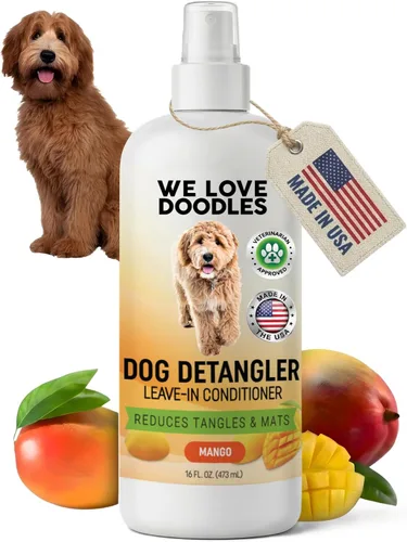 Vista 13 de We Love Doodles Spray desenredante para perros – Acondicionador sin enjuague para perros – Spray desenredante para perros – Spray desenredante